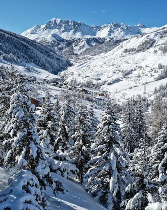 T2/3 6Pers & Pied Des Pistes & Piscine Chauffee Apartment Vars  Luaran gambar