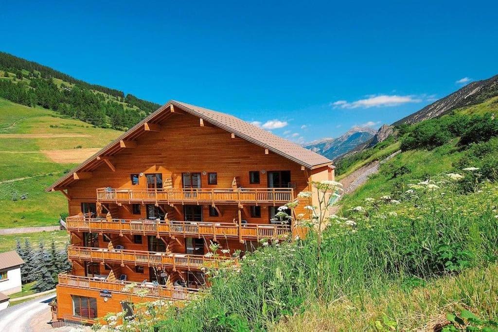 T2/3 6Pers & Pied Des Pistes & Piscine Chauffee Apartment Vars  Luaran gambar