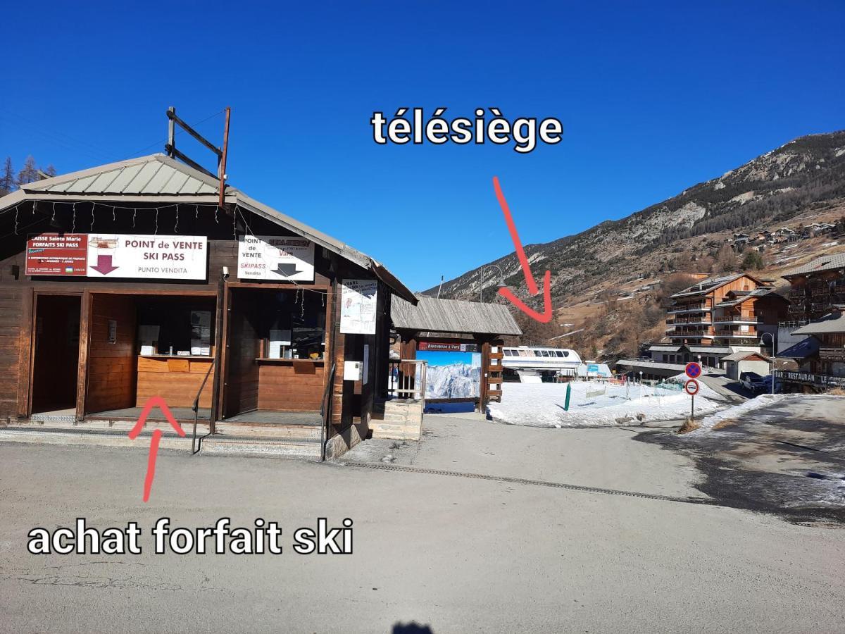 T2/3 6Pers & Pied Des Pistes & Piscine Chauffee Apartment Vars  Bilik gambar
