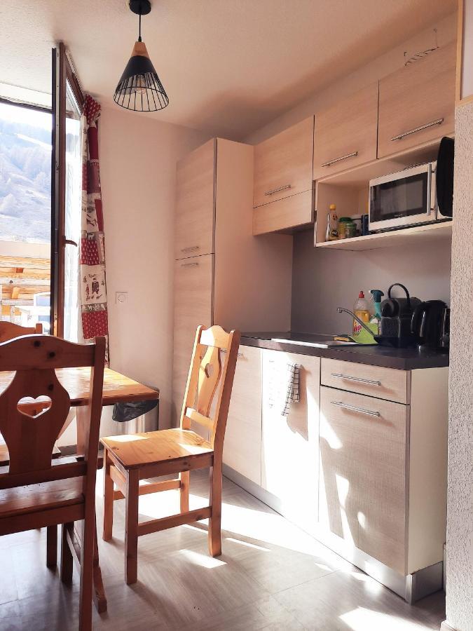 T2/3 6Pers & Pied Des Pistes & Piscine Chauffee Apartment Vars  Luaran gambar