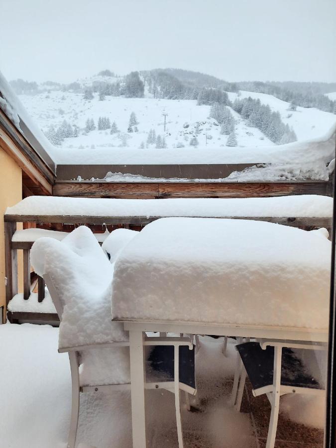 T2/3 6Pers & Pied Des Pistes & Piscine Chauffee Apartment Vars  Luaran gambar
